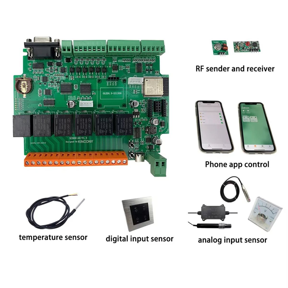 Diy Home Automation System - KC868-A6 Development Board MQTT Web HTTP