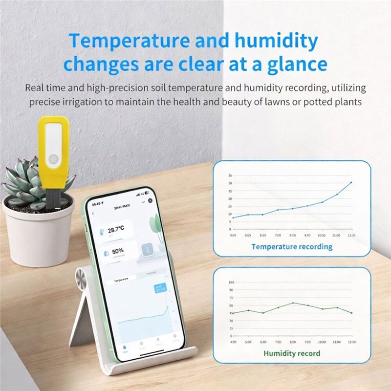 NEW HOT In Stock-Tuya WIFI Soi - Temperature Humidity Sensor 评论和价格