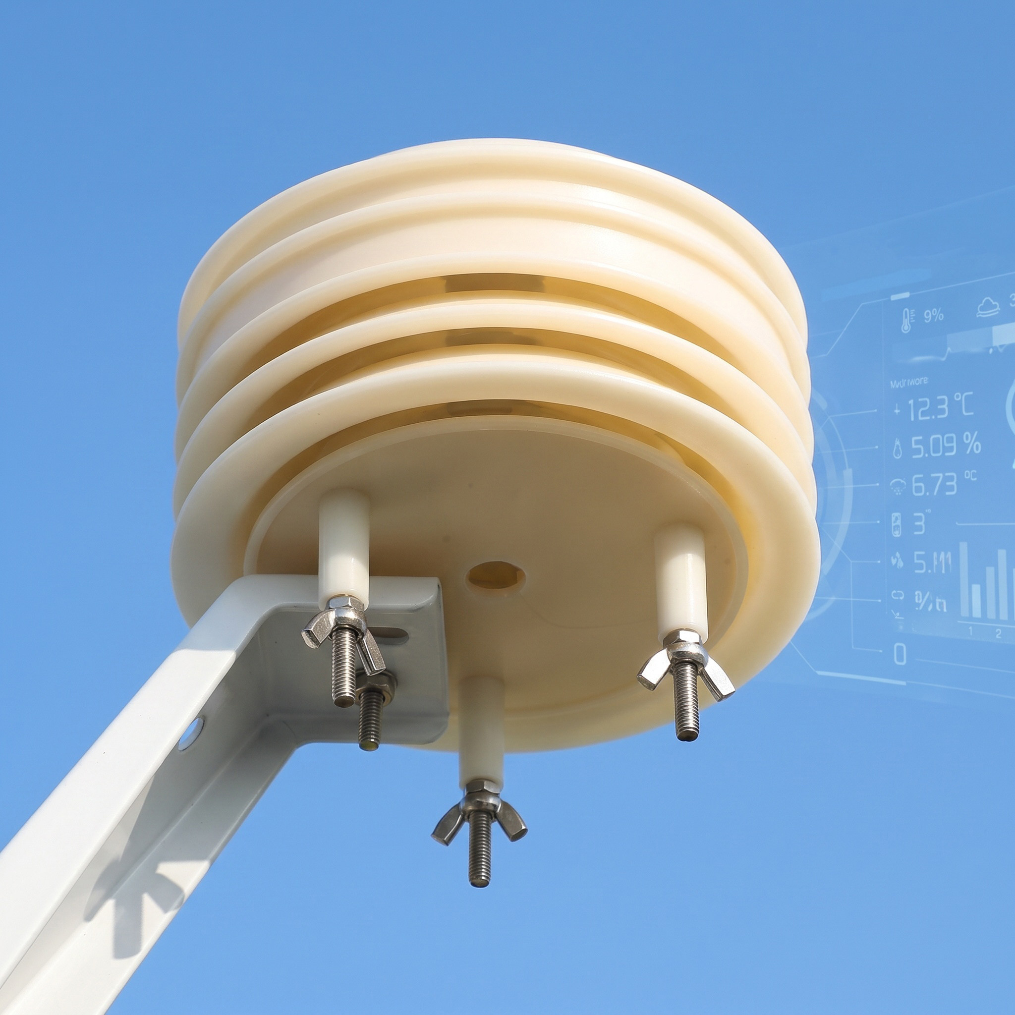 6-Layer Louvered Solar Radiati - Temperature Humidity Sensor 评论和价格